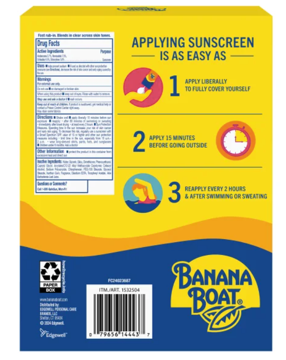 Loción protectora solar Banana Boat Sport Ultra SPF50, 283 ml (10 onzas líquidas), paquete de 2