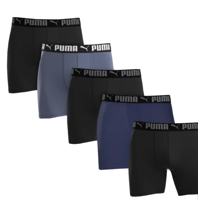 Bóxer PUMA para hombre, paquete de 5