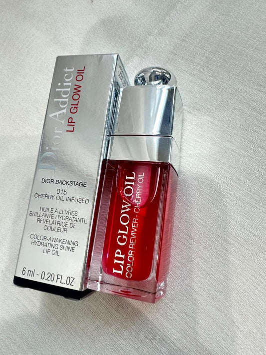 Dior Addict Lip Glow Oil - 015 - CHERRY OIL INFUSED - 6ML - 0.20 FL OZ