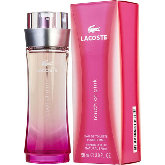 Lacoste Touch Of Pink Eau De Toilette Spray 3 oz women