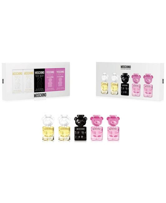 Set Moschino coffret 5pc Toy 2 Bubblegum 5ml x 2, Toy 2 5ml x 2, Toy Boy x 1