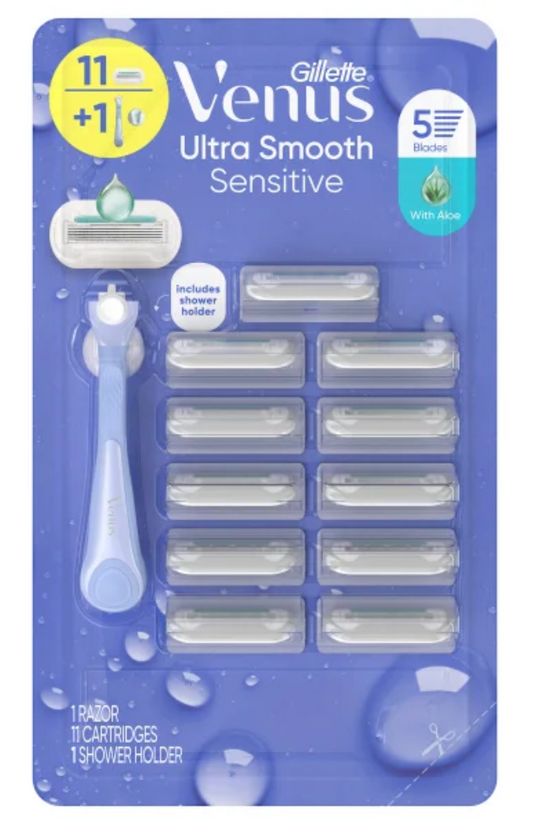 Maquinilla de afeitar Gillette Venus Ultra Smooth, 11 unidades