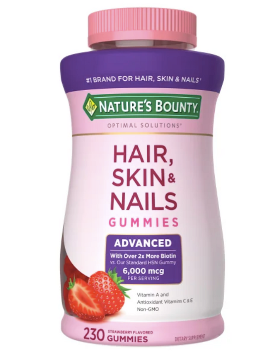 Nature's Bounty Cabello, Piel y Uñas Avanzado, 230 Gomitas