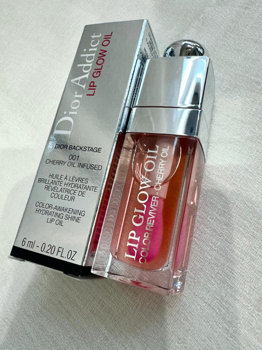 Dior Addict Lip Glow Oil - 001 - CHERRY OIL INFUSED - 6ML - 0.20 FL OZ